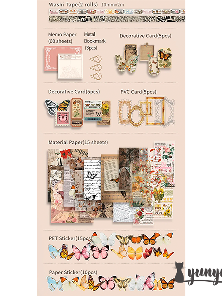 Butterfly Gift Box I - 140 pzas 5