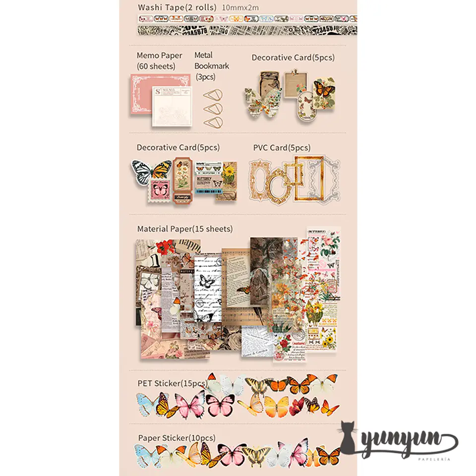 Butterfly Gift Box I - 140 pzas 5