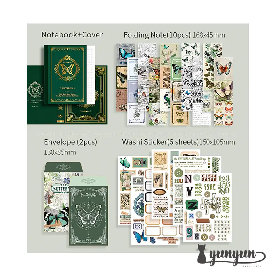 Butterfly Gift Box II - 140 pzas 2