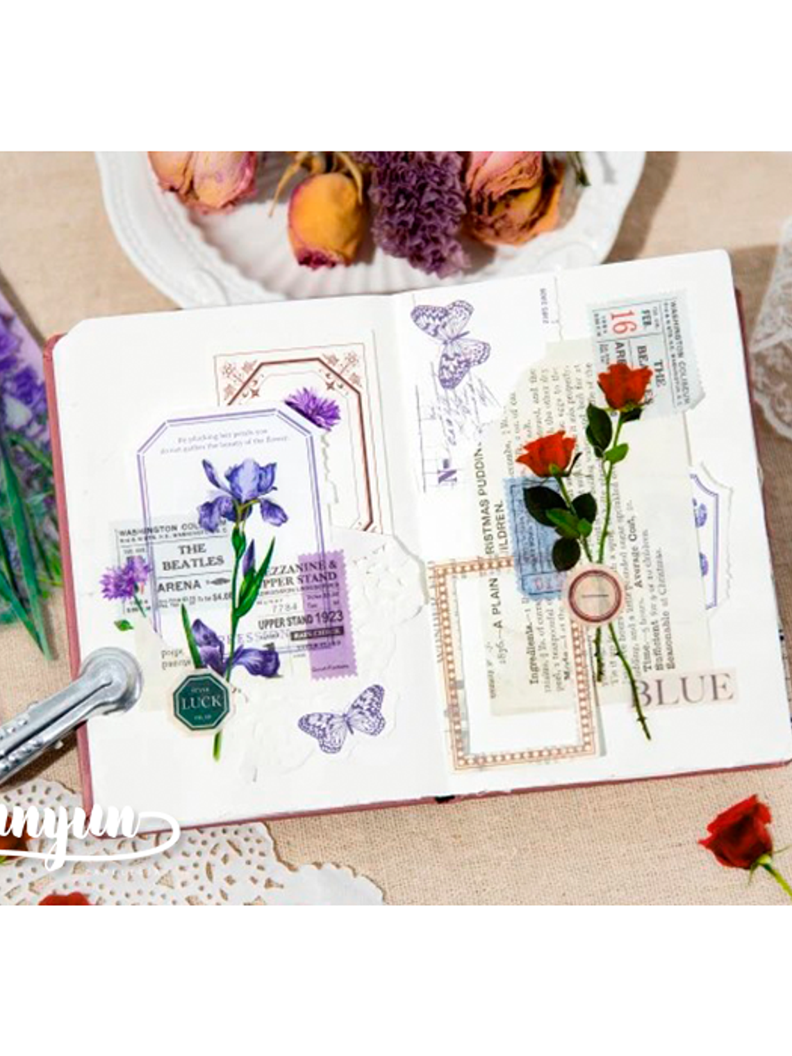 Flower Stickers - 30 pzas 3