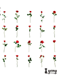 Flower Stickers - 30 pzas - Miniatura 12