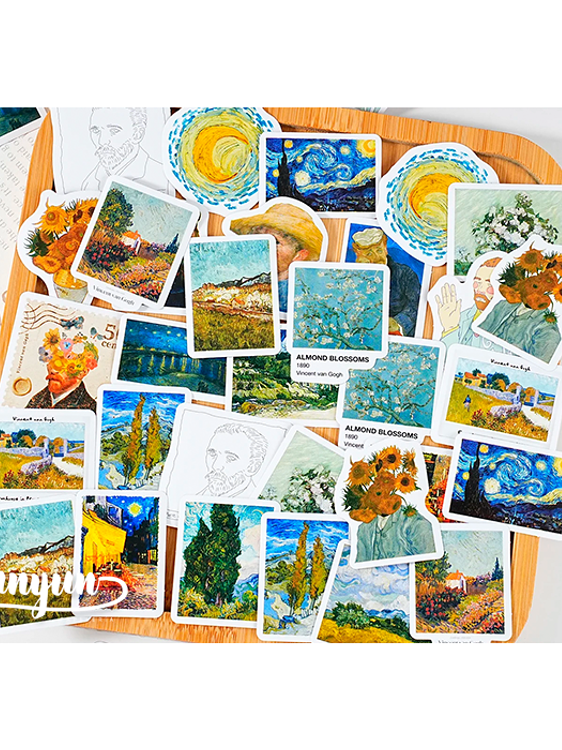 Caja Stickers Van Gogh II - 45 pzas 1