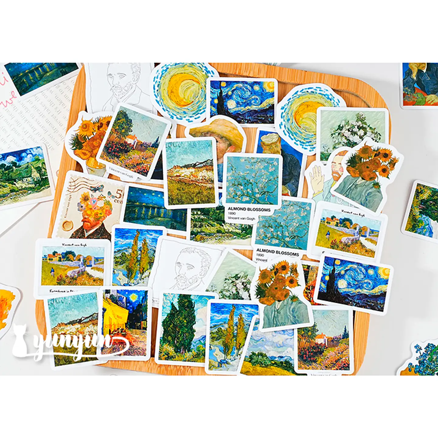 Caja Stickers Van Gogh II - 45 pzas 1