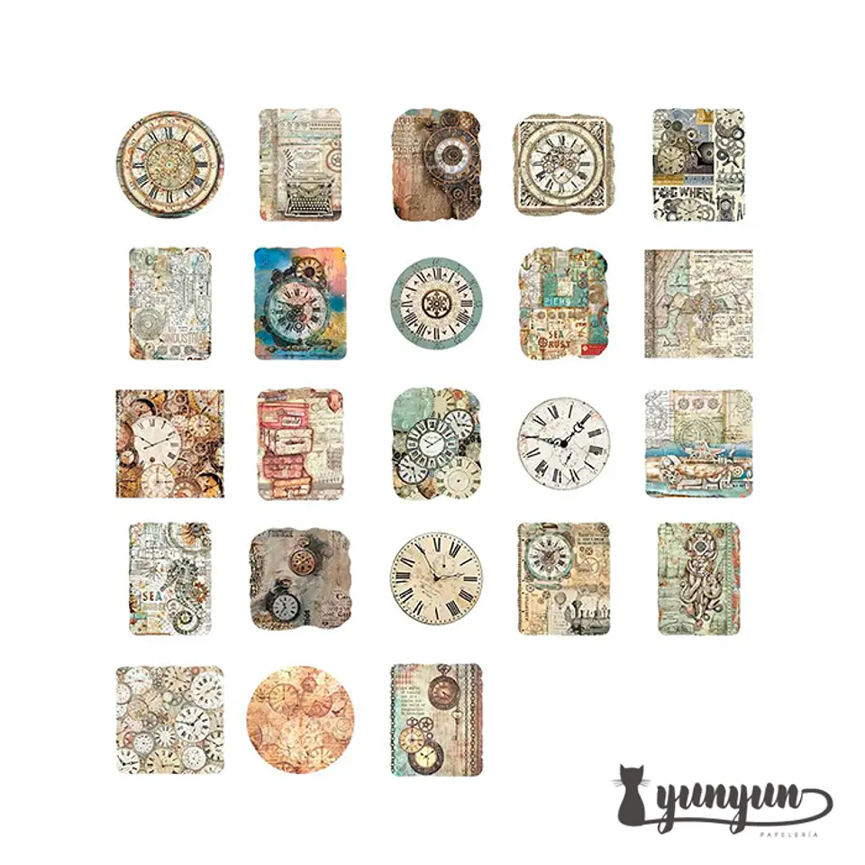 Caja Stickers Relojes - 45 pzas 3