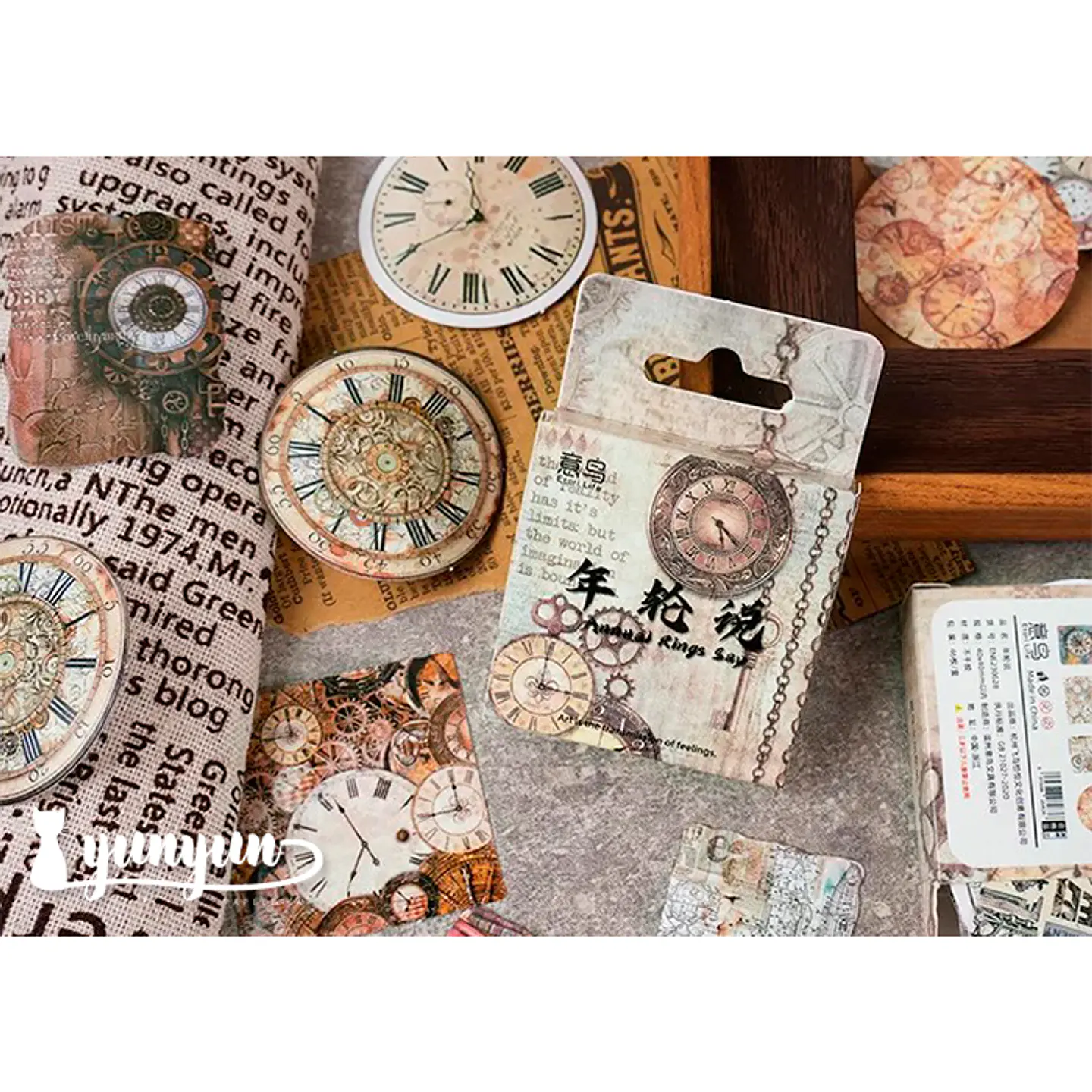 Caja Stickers Relojes - 45 pzas 1