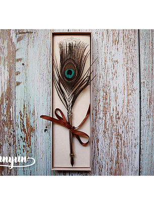 Box Pluma de Inmersión Pavo Real II - 1 pza