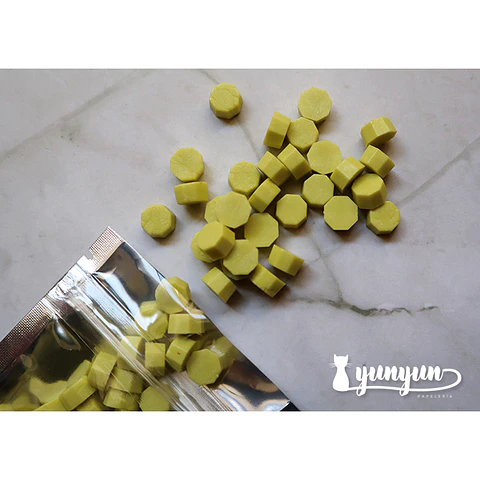 Lacre Verde Limón - 100 pzas