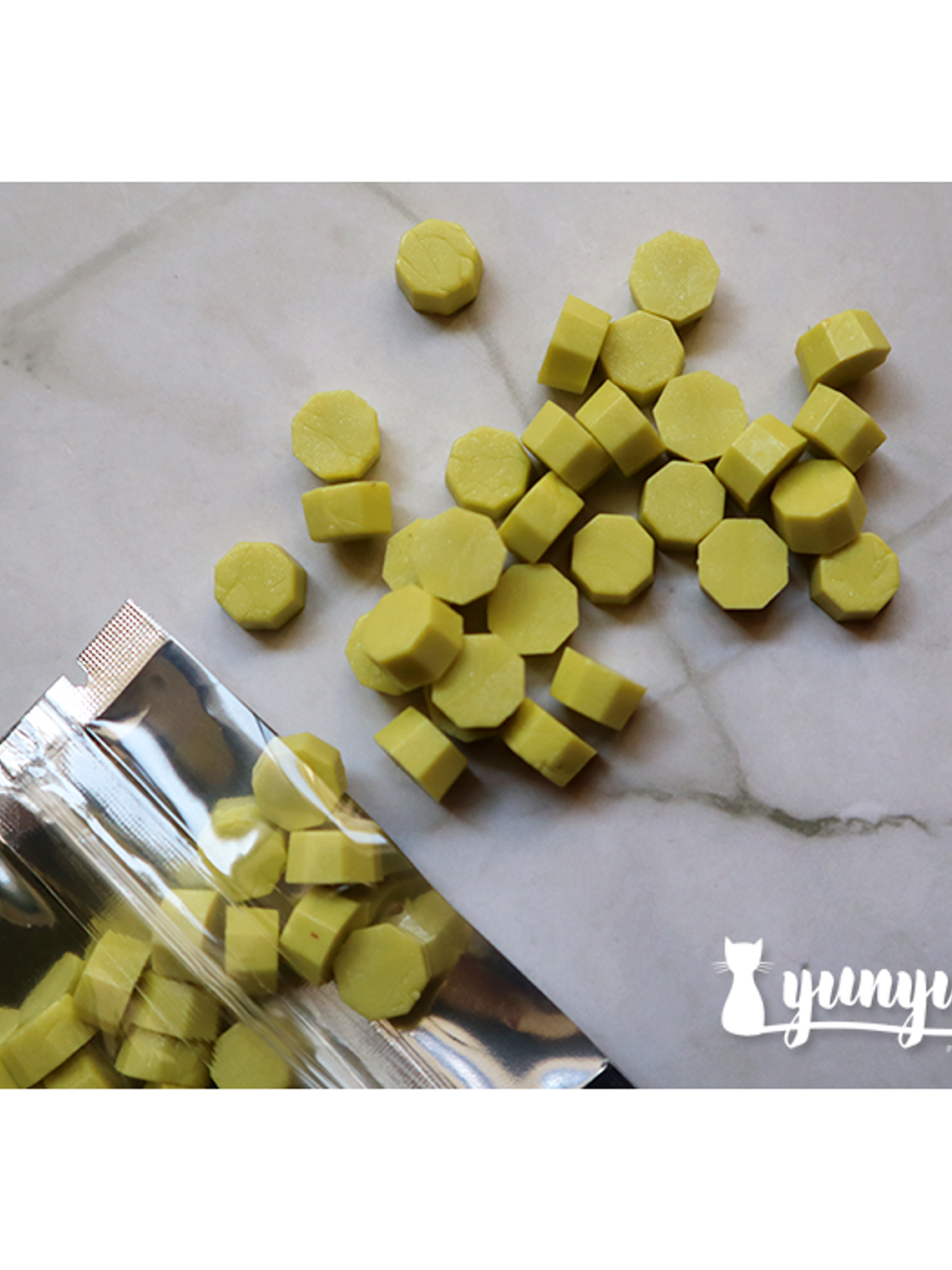 Lacre Verde Limón - 100 pzas 1