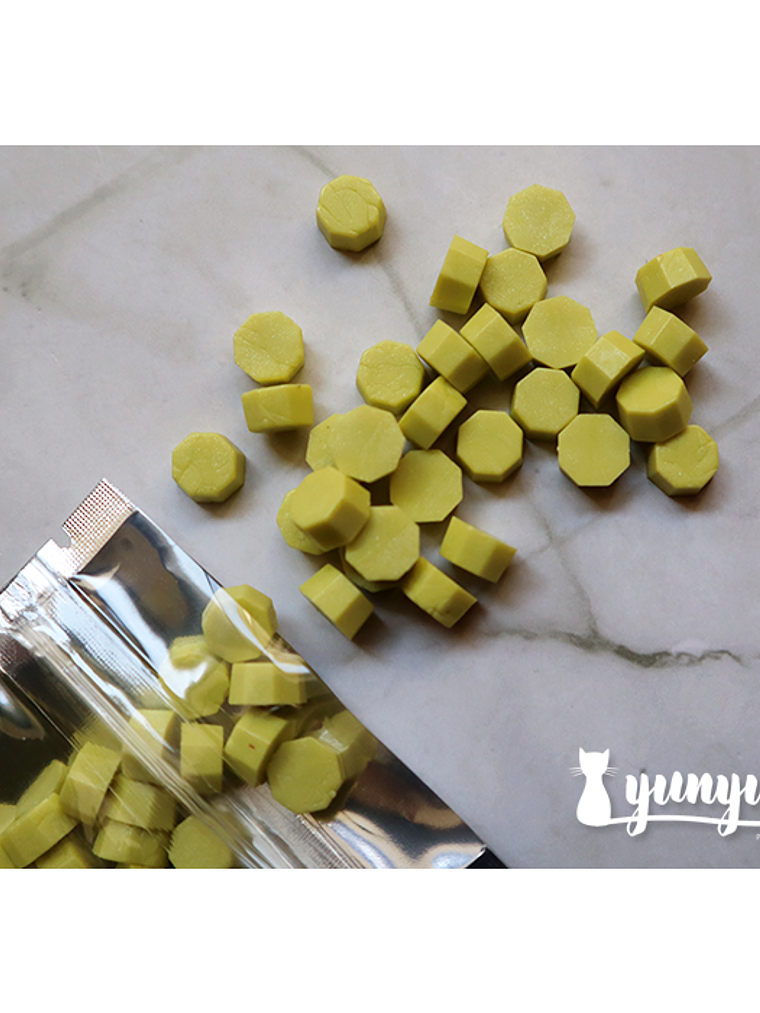 Lacre Verde Limón - 100 pzas 1