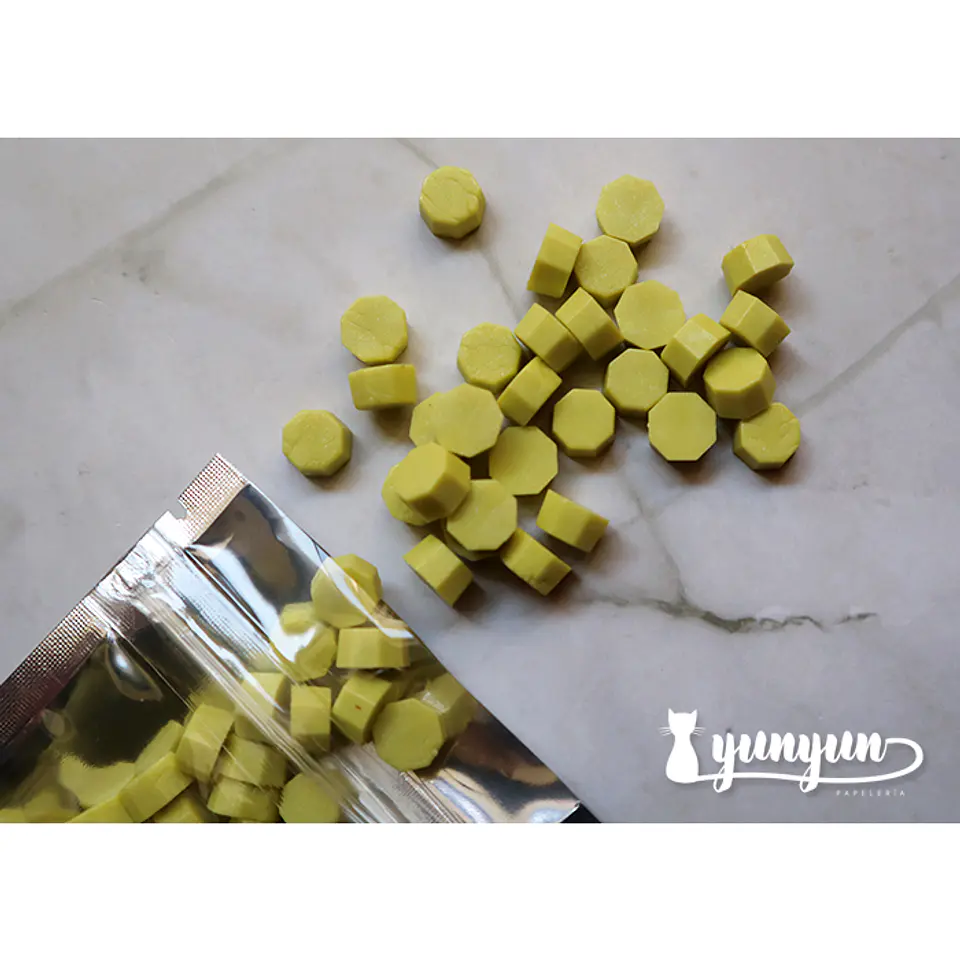 Lacre Verde Limón - 100 pzas 1
