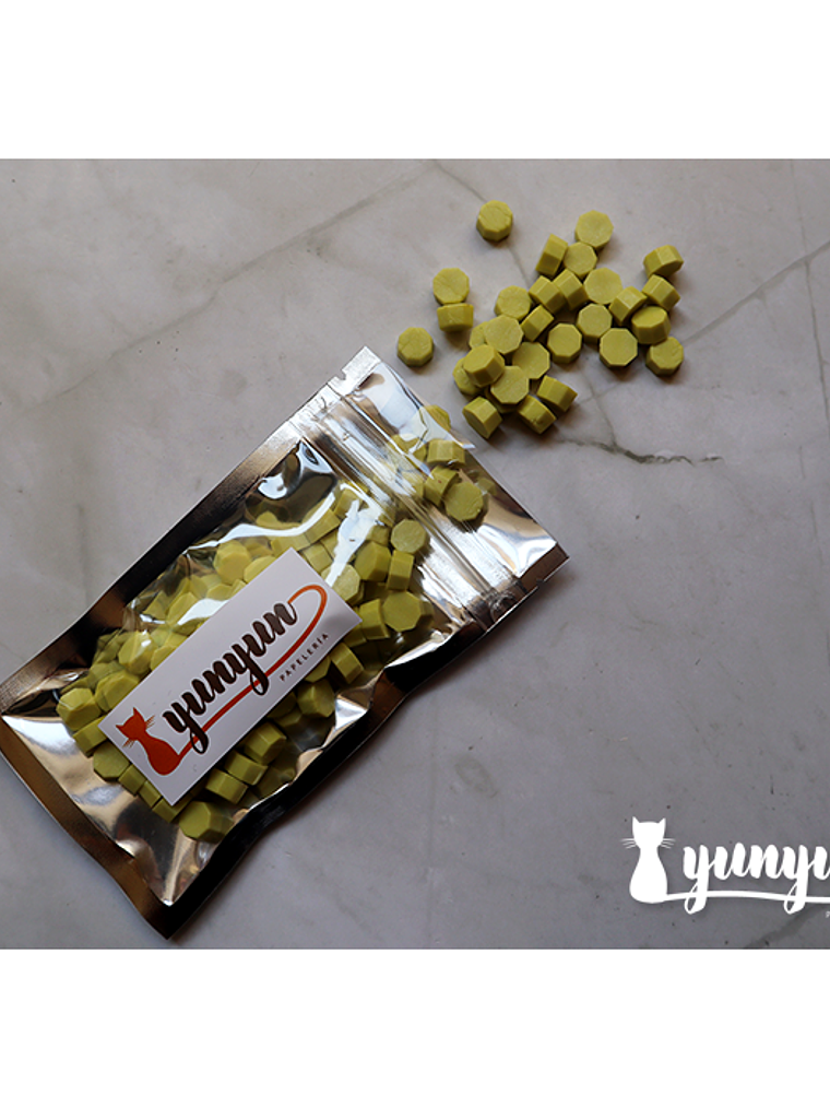 Lacre Verde Limón - 100 pzas 2