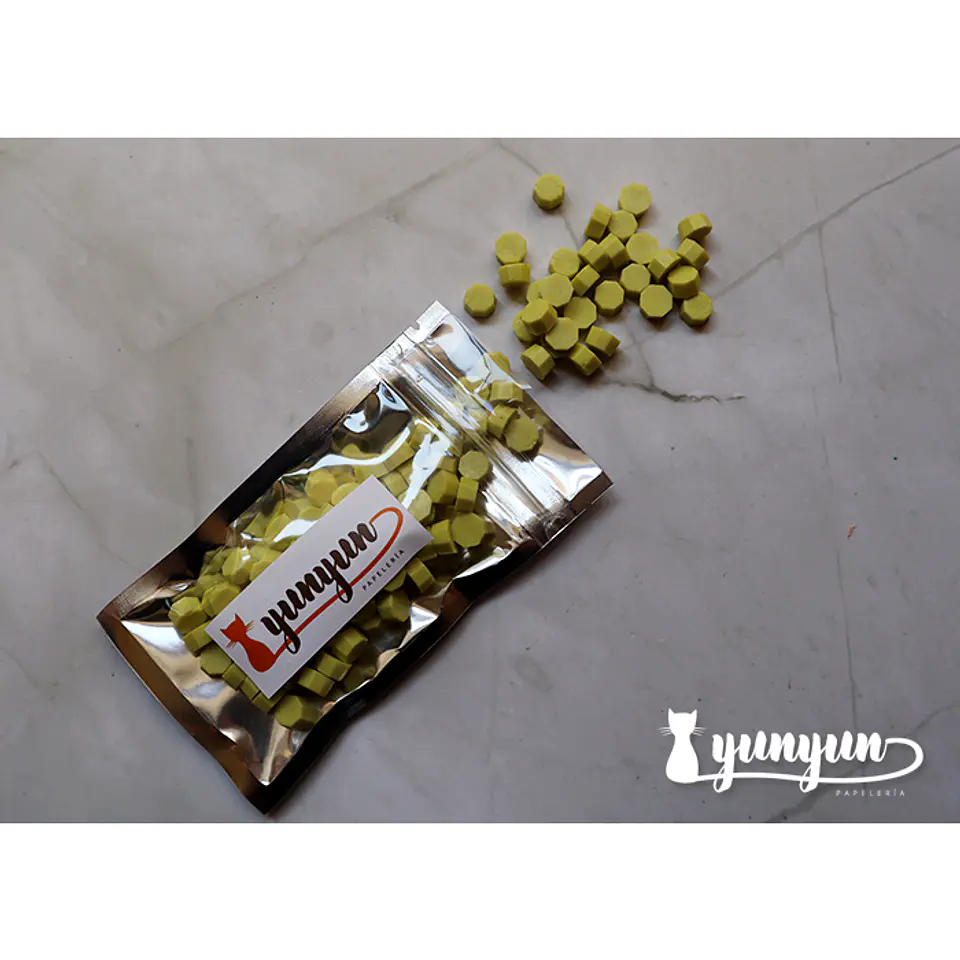 Lacre Verde Limón - 100 pzas 2