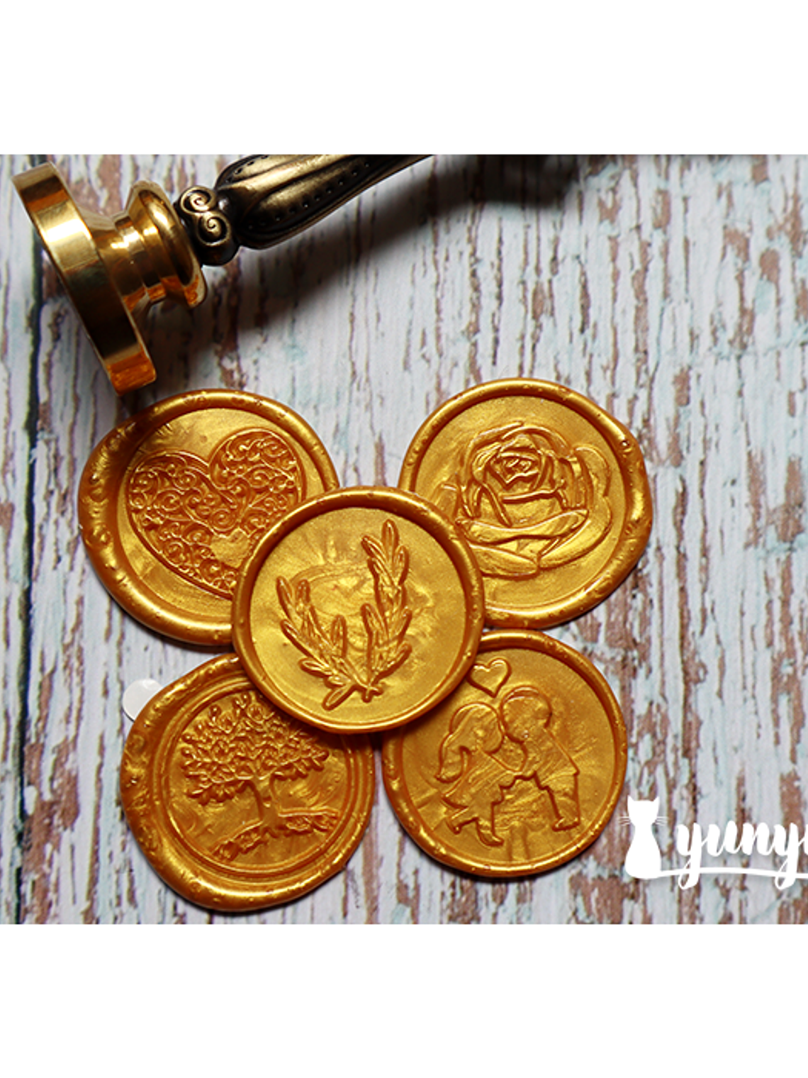 Sello de Lacre Autoadhesivo – Para Packaging y Regalos 2