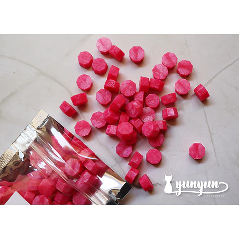 Lacre Magenta Perlado - 100 pzas