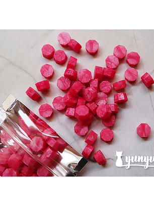 Lacre Magenta Perlado - 100 pzas