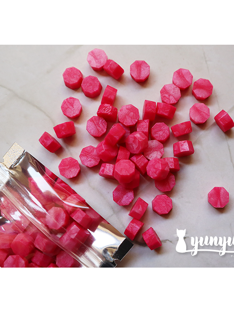 Lacre Magenta Perlado - 100 pzas 1