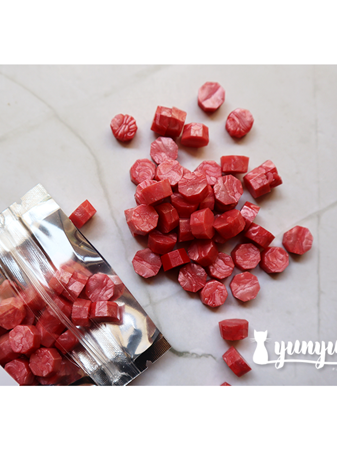 Lacre Coral Perlado - 100 pzas 1