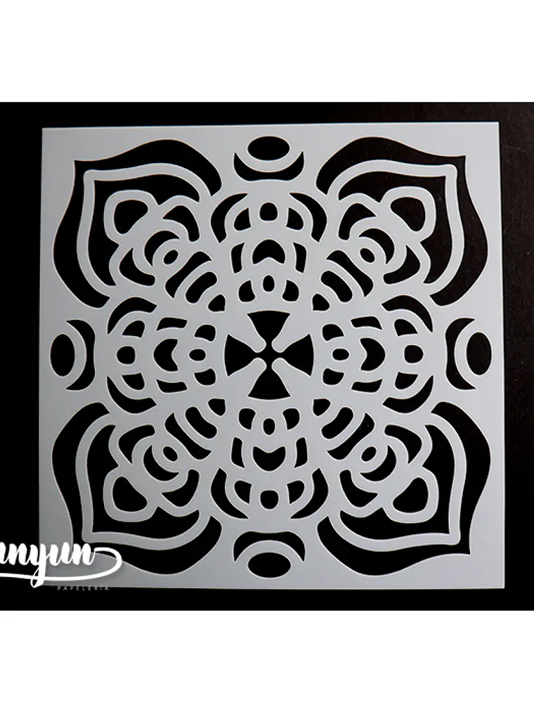 Stencil Mandala I - 15x15cm 1