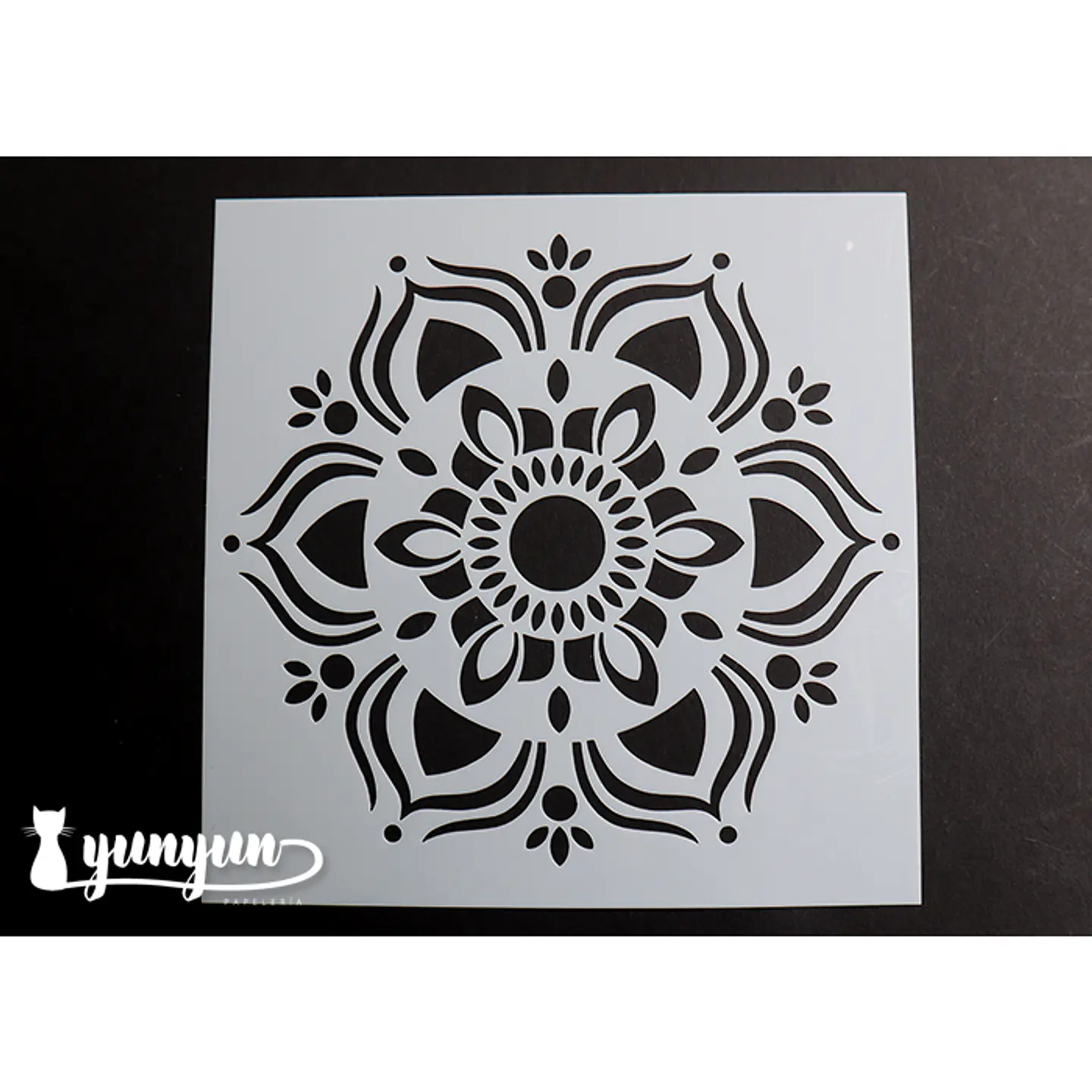 Stencil Flor VII - 15x15cm 1
