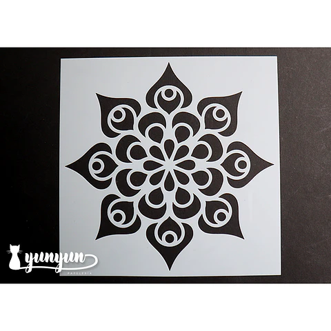 Stencil Mandala II - 15x15cm