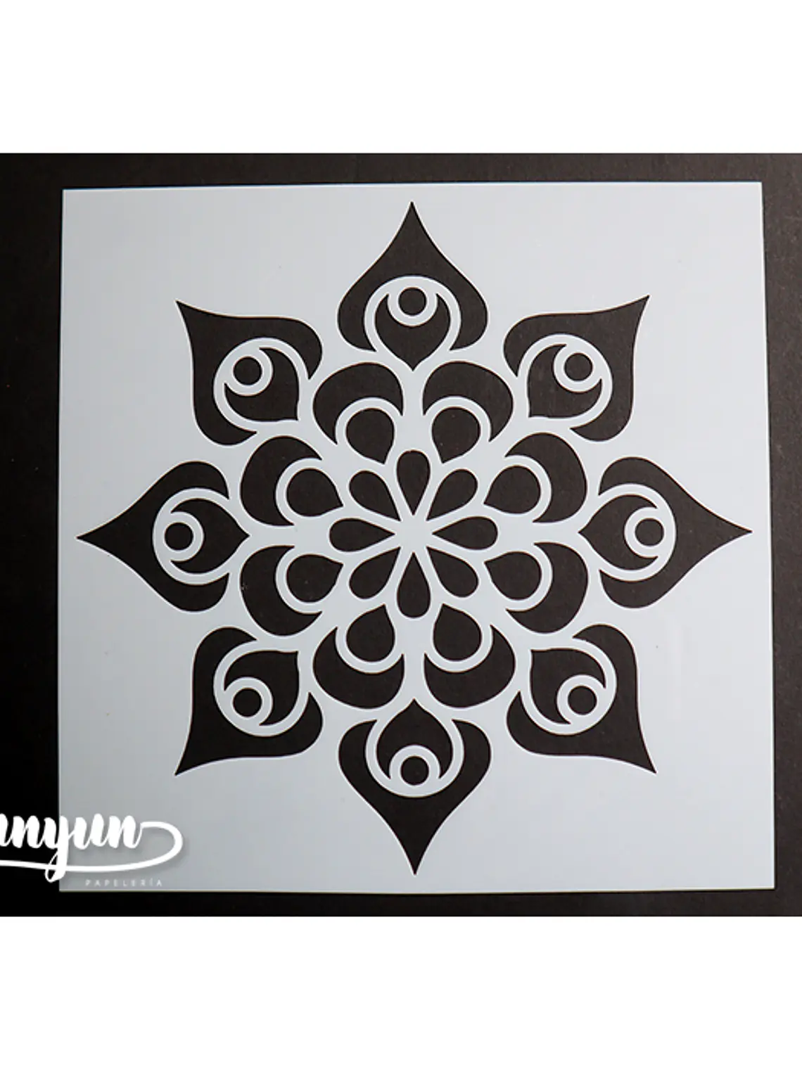 Stencil Mandala II - 15x15cm 1