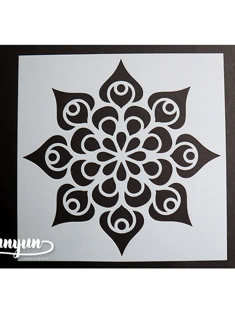 Stencil Mandala II - 15x15cm 1