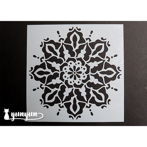 Stencil Mandala III - 15x15cm