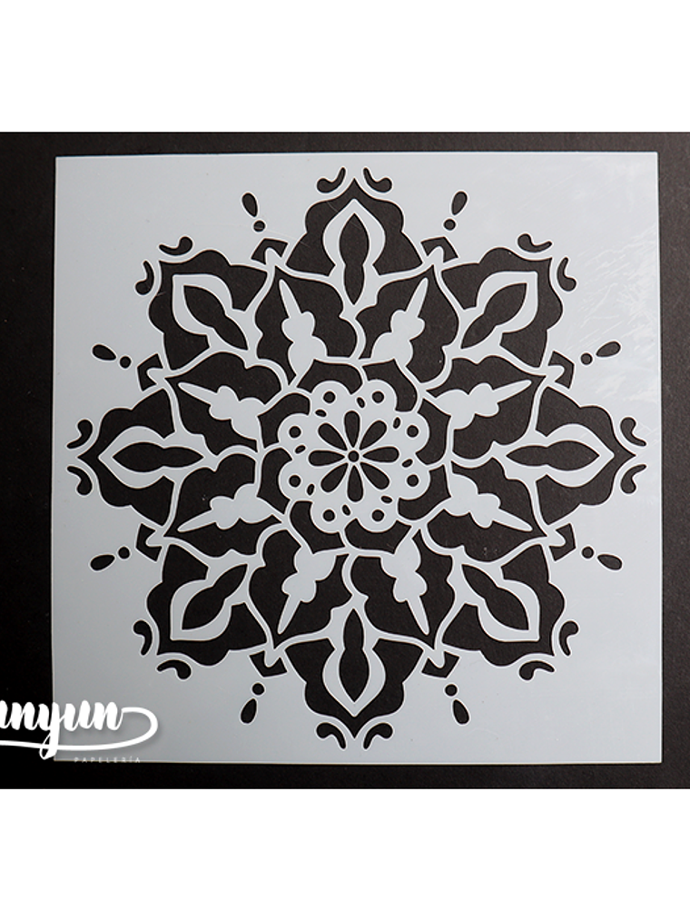 Stencil Mandala III - 15x15cm 1