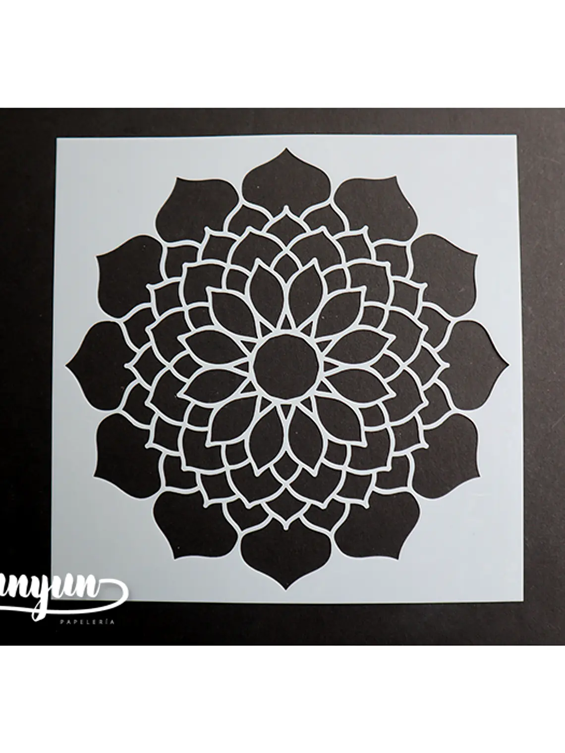 Stencil Flor VIII - 15x15cm 1