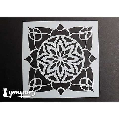 Stencil Mandala IV - 15x15cm