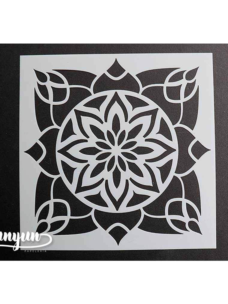 Stencil Mandala IV - 15x15cm 1