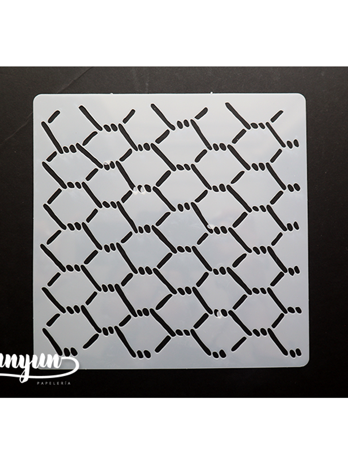 Stencil Malla - 15x15cm 1