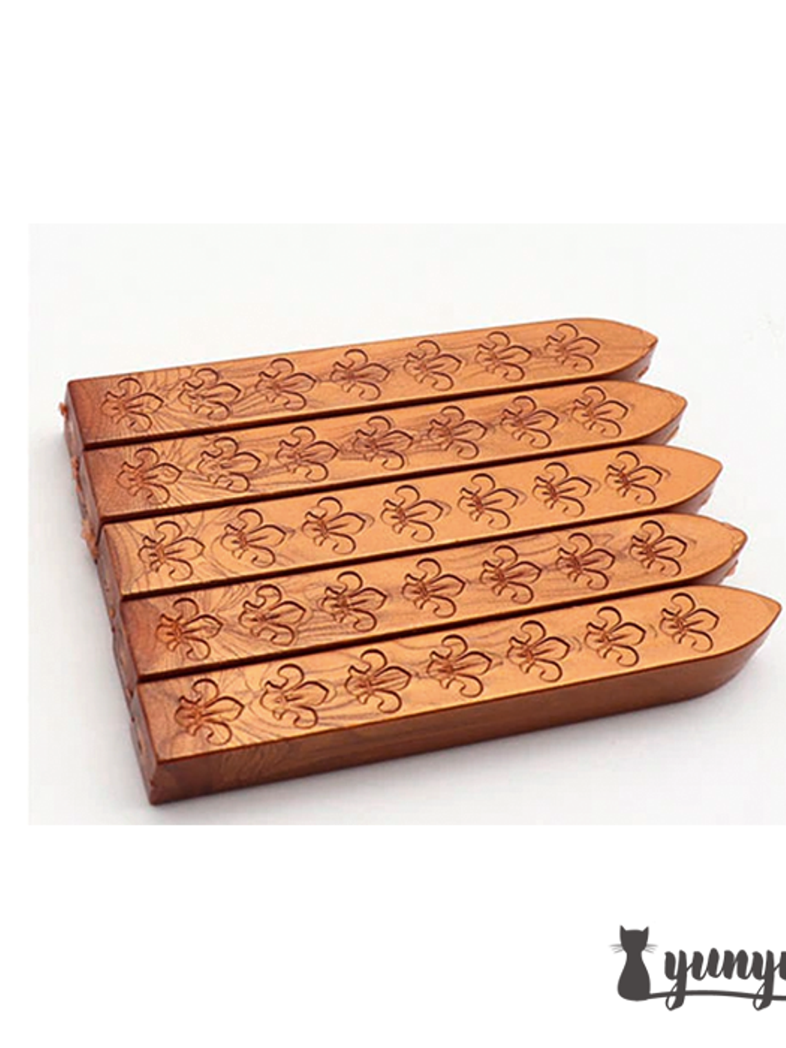 Set Barra Sellos de Lacre Cobre - 5 pzas 1