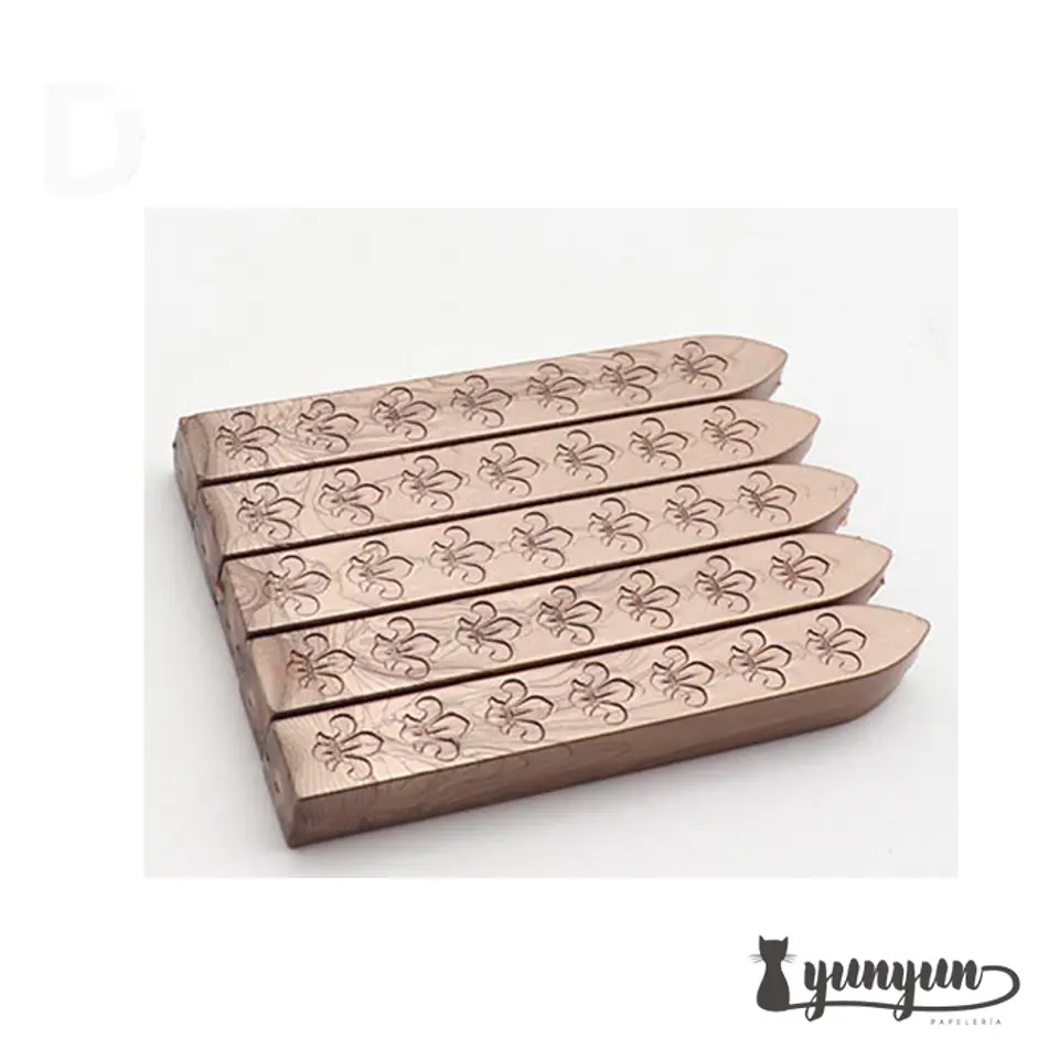 Set Barra Lacre Café Claro - 5 pzas 1