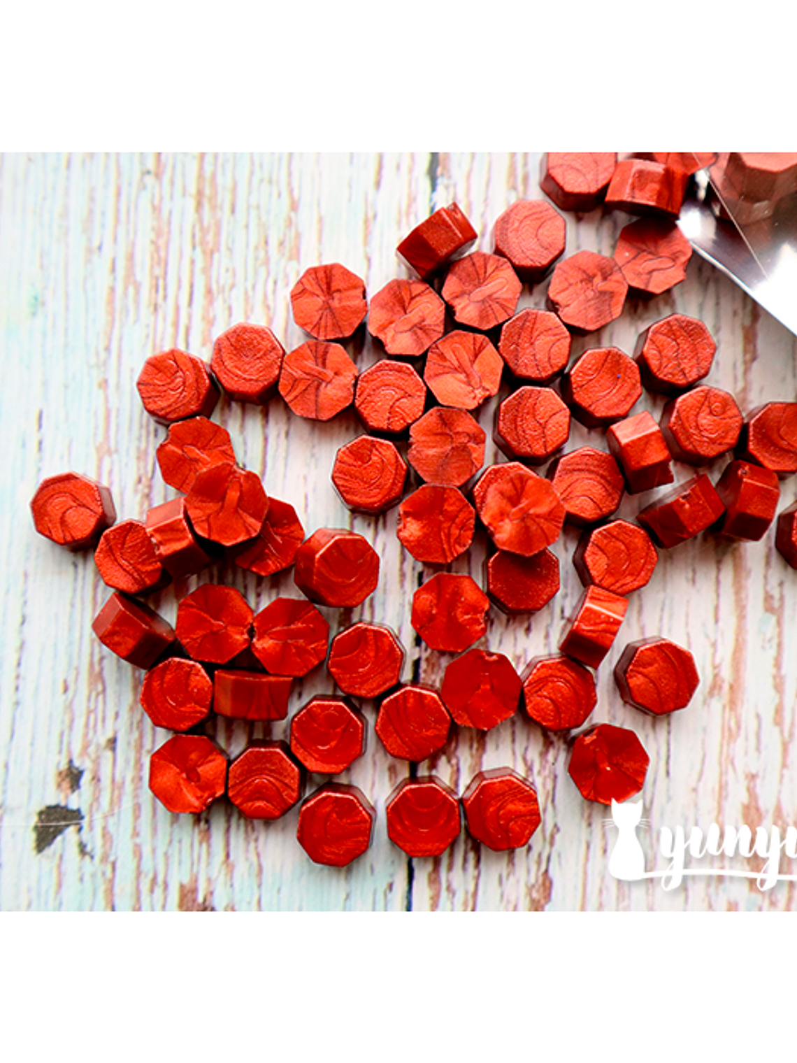 Lacre Rojo Perlado - 100 pzas 2