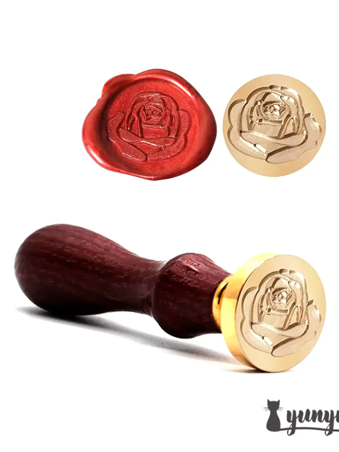 Sellos de Lacre Rosa - 2,5cm 1