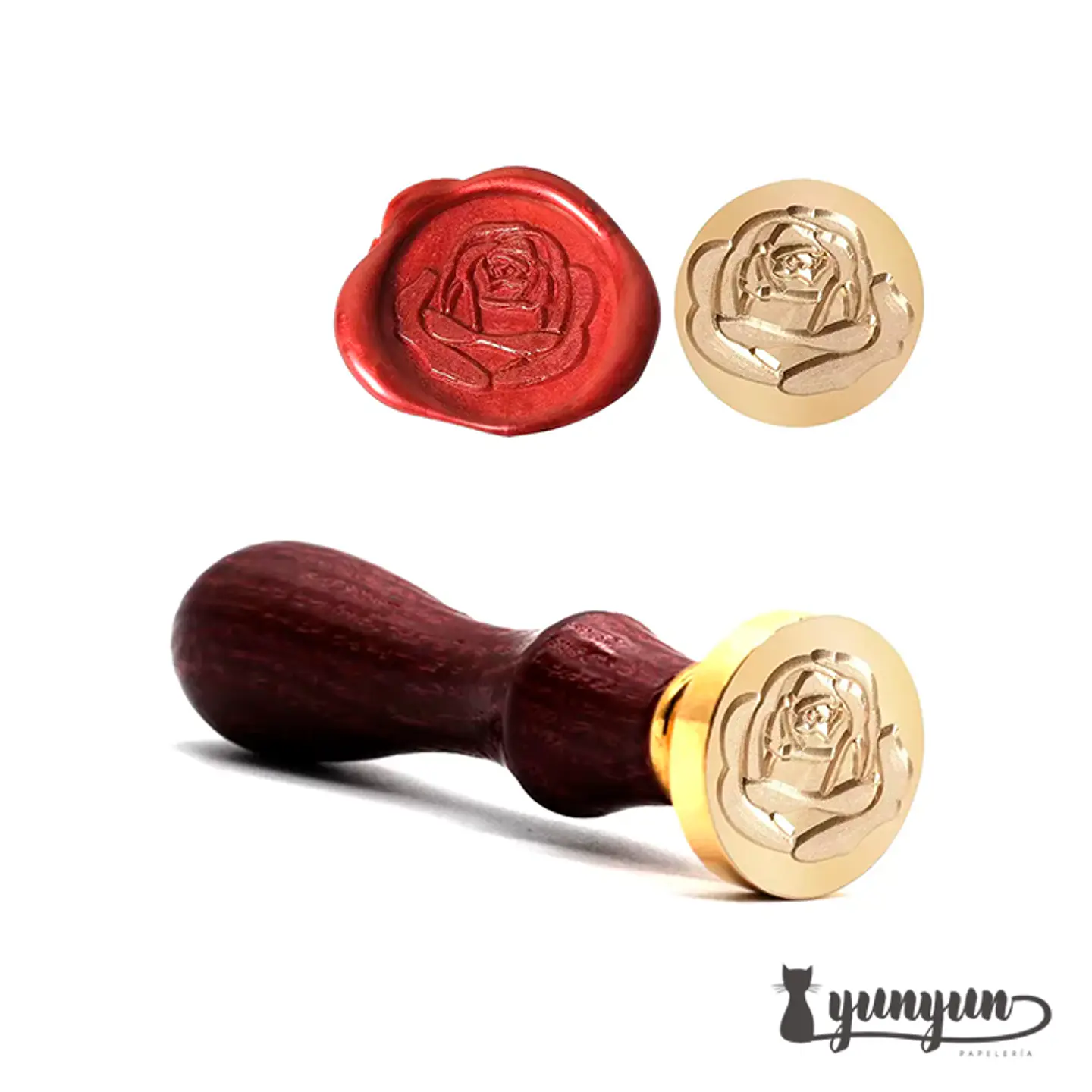 Sellos de Lacre Rosa - 2,5cm 1