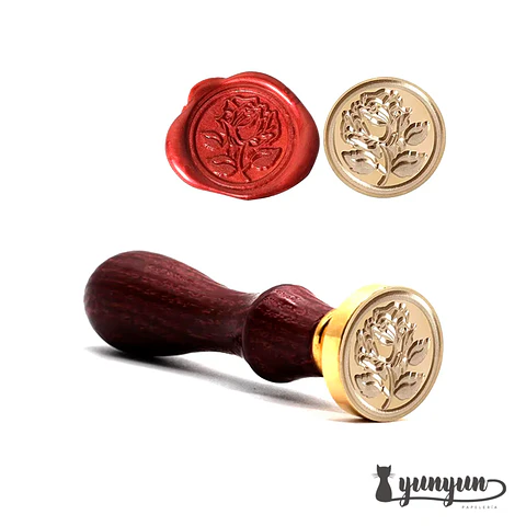 Sellos de Lacre Rosa II - 2,5cm