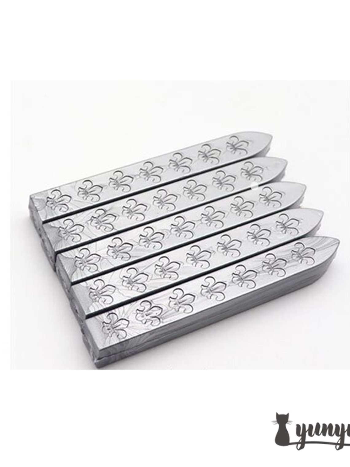 Set Barra Lacre Plateado 5 pzas 1