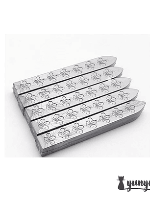 Set Barra Lacre Plateado 5 pzas