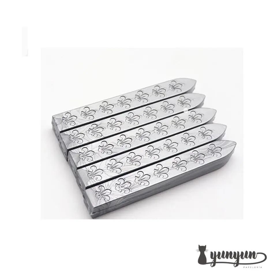 Set Barra Lacre Plateado 5 pzas 1