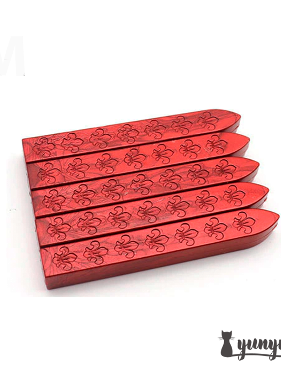 Set Barra Lacre Rojo Perlado - 5 pza 1