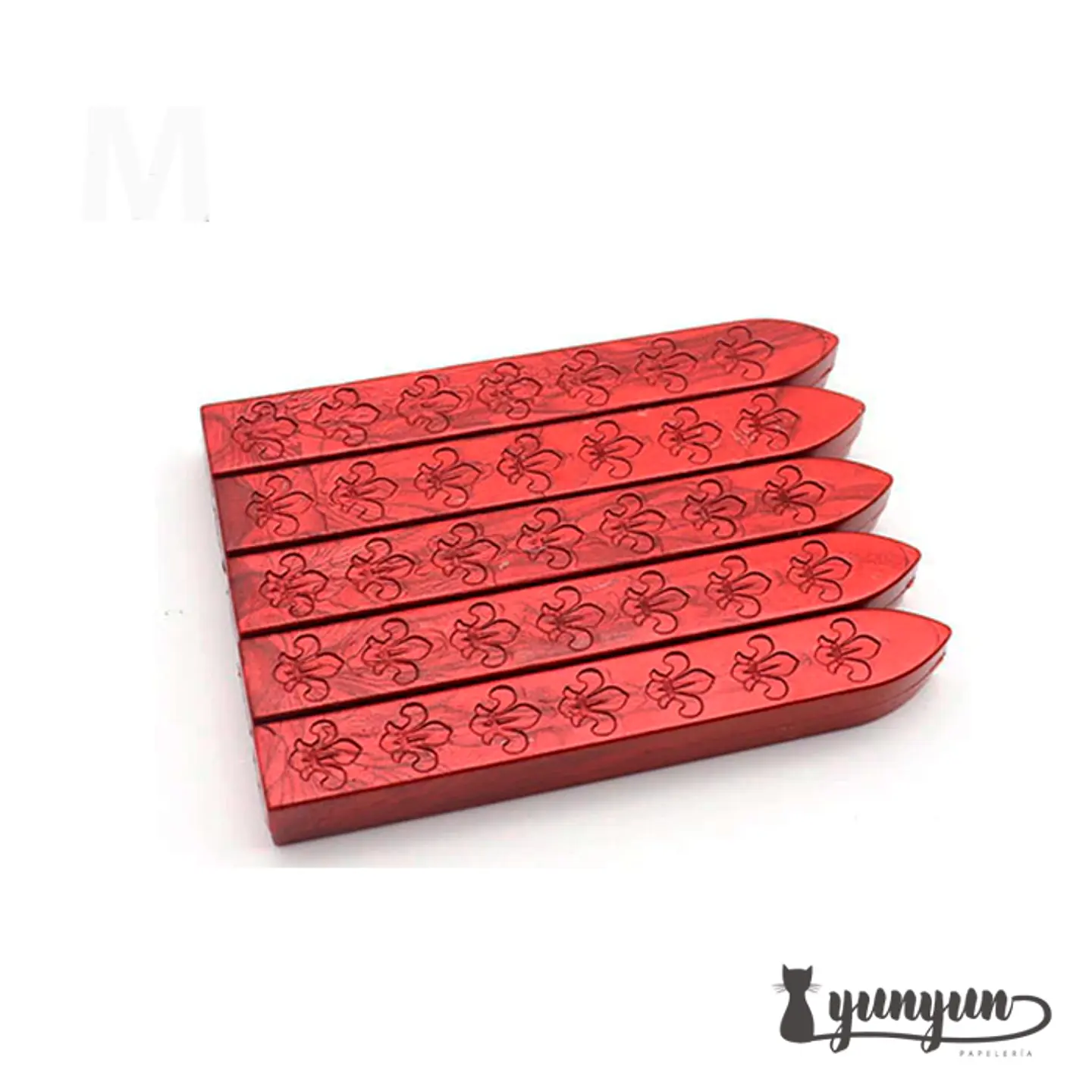 Set Barra Lacre Rojo Perlado - 5 pza 1