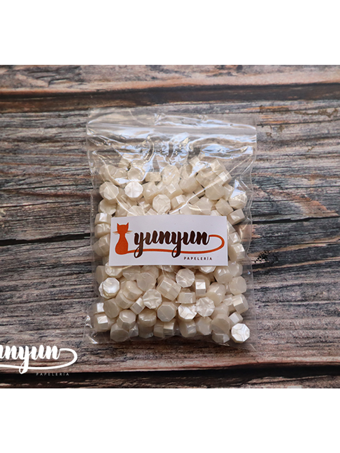 Lacre Blanco Perlado - 100 pzas 3