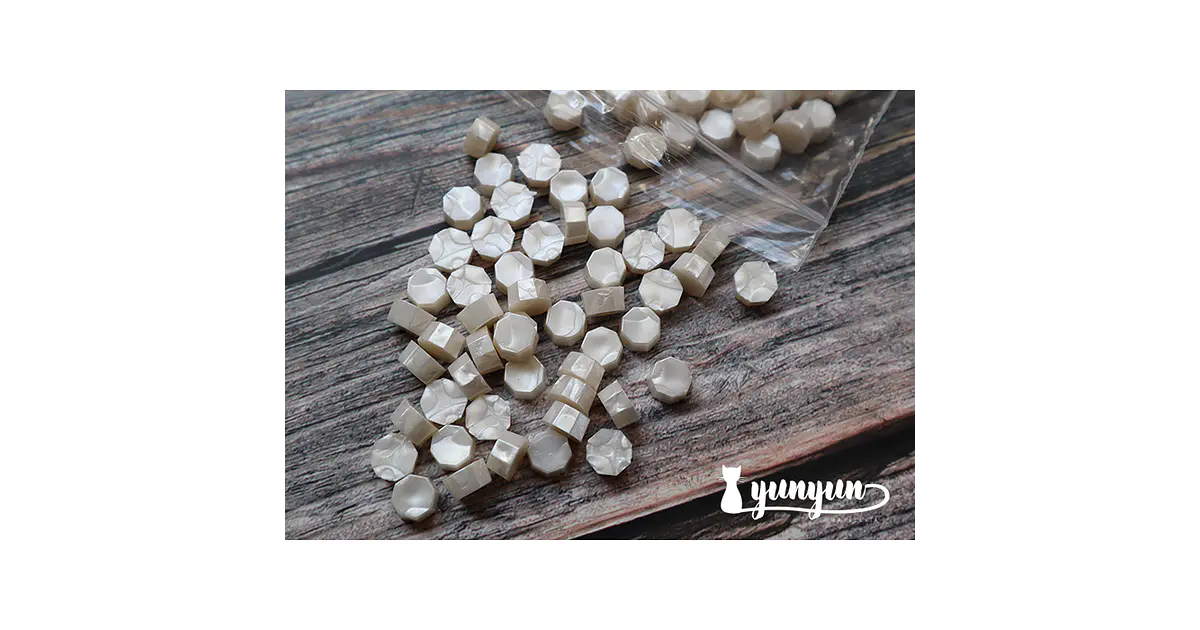 Lacre Blanco Perlado - 100 pzas