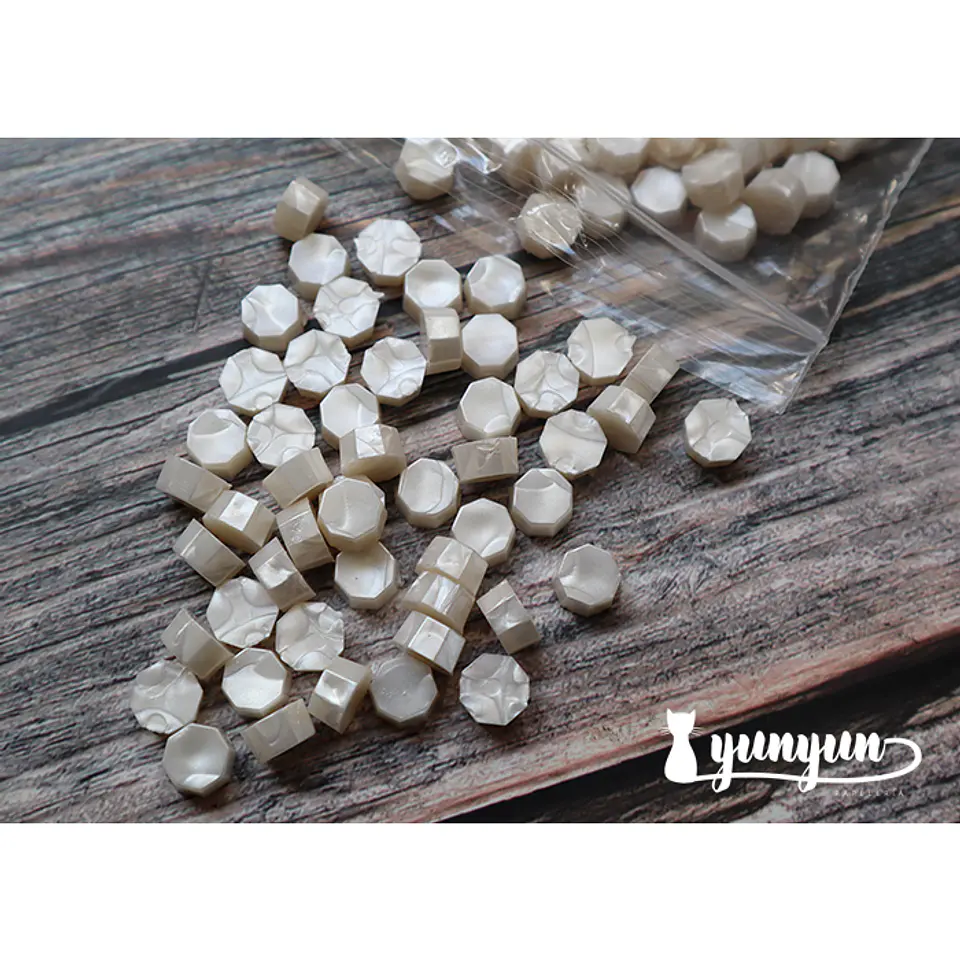 Lacre Blanco Perlado - 500 pzas 1