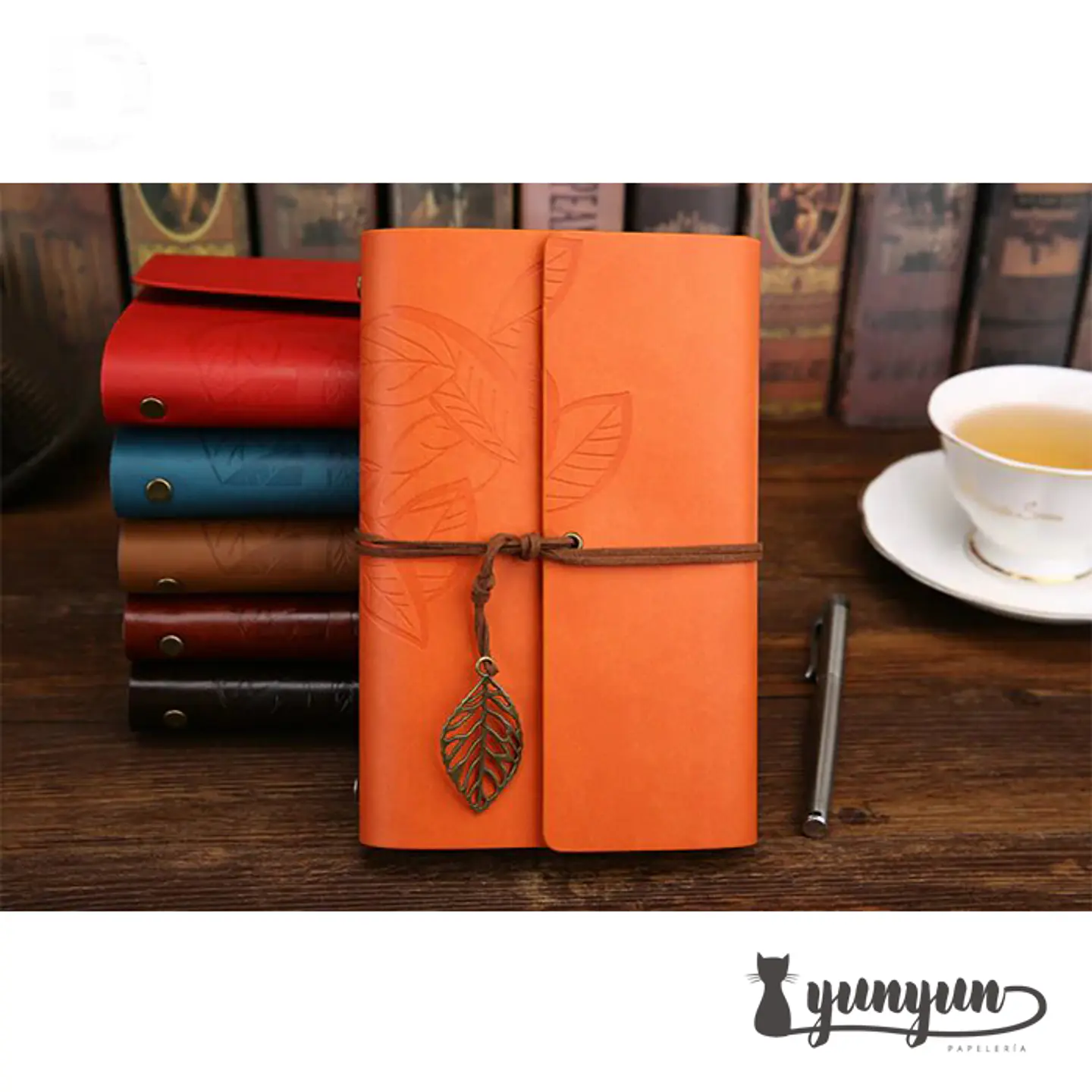 Cuaderno Binder Botánico Naranja - 23,5cm 1