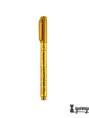 Plumón Metallic Craftwork (GuangNa) - Dorado