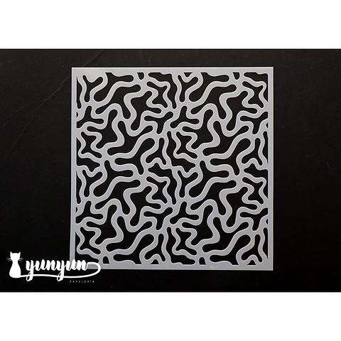 Stencil Diseño 8 - 15x15cm