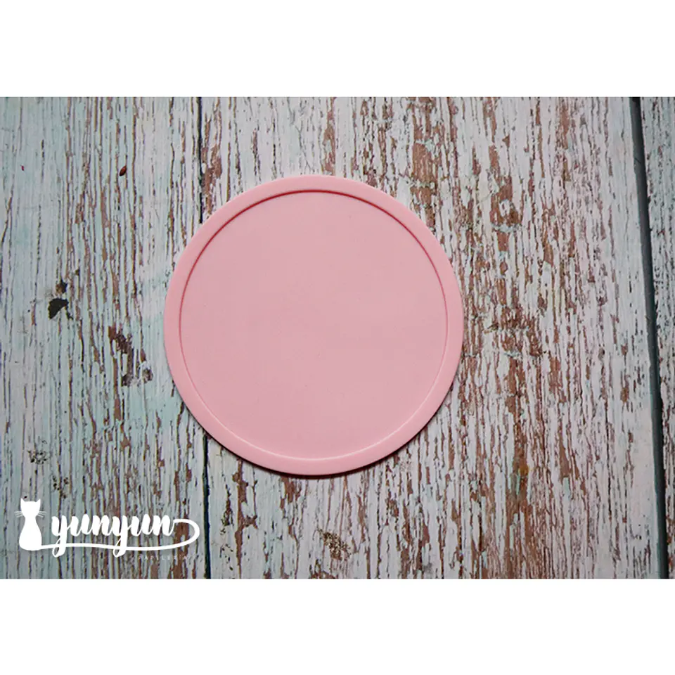 Base Silicona Sellos de Lacre - Circular Rosa 1